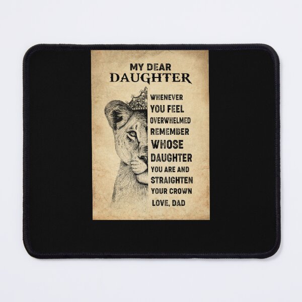 Item preview, My dear daughter - lion lover designed and sold by SameeraDammeyer.