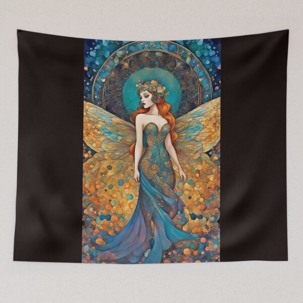Item preview, Lucid Fairy Dreams 0010- abstract, fairy nouveau designed and sold by FaerieFusion.
