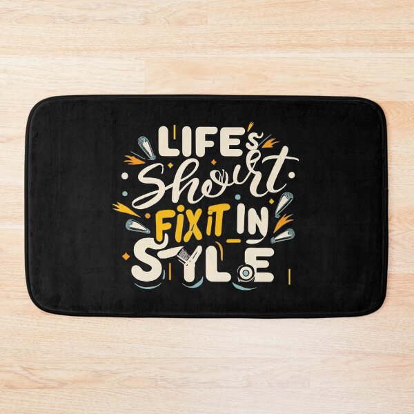 Item preview, Life's short, fix it in style designed and sold by Kombinerki.