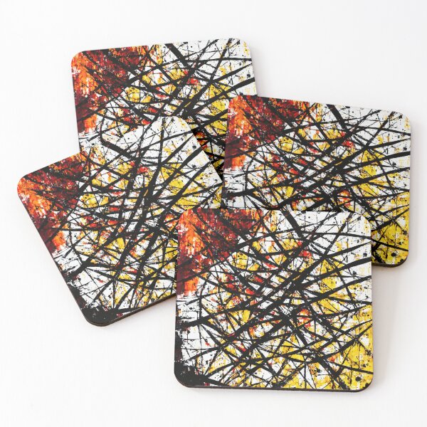 Item preview, Unyielding emotions abstract painting designed and sold by Evercolorful.