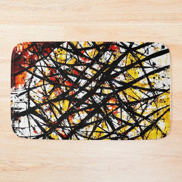 Item preview, Unyielding emotions abstract painting designed and sold by Evercolorful.