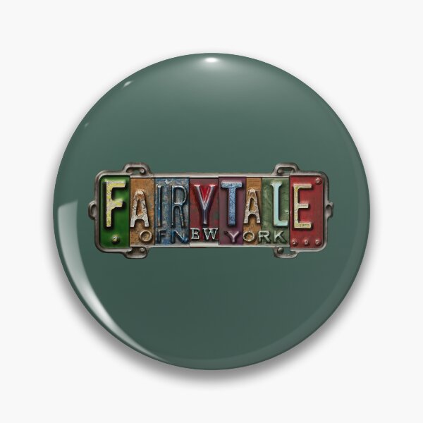 Item preview, Fairytale Of New York - Vintage Christmas AI Generated Street Sign License Plate designed and sold by SorryFrog.