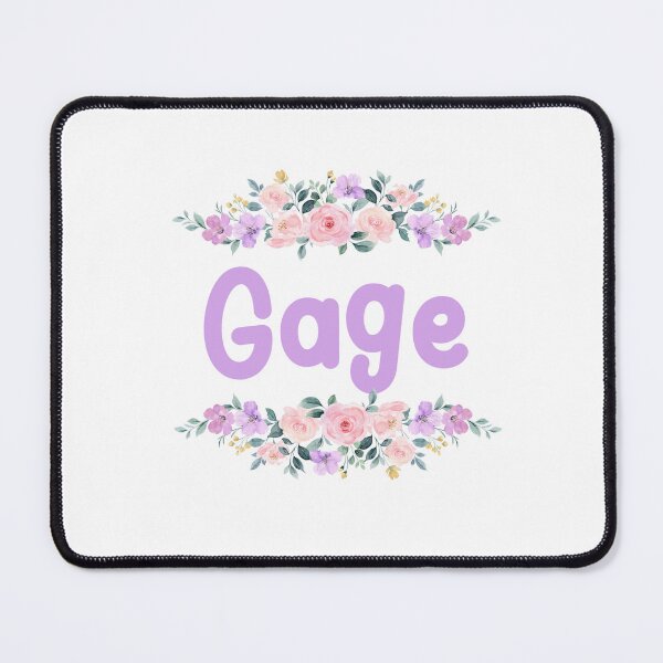 Item preview, Purple Flower Gage Name Label designed and sold by NormadWorld.