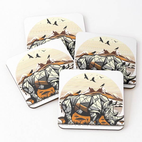 Item preview, Rhinoceros designed and sold by FarbenFabel.