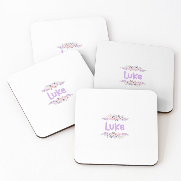 Item preview, Purple Flower Luke Name Label designed and sold by NormadWorld.