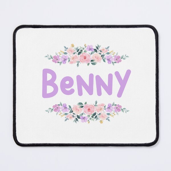 Item preview, Purple Flower Benny Name Label designed and sold by NormadWorld.