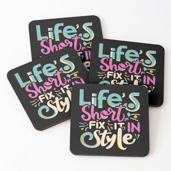 Item preview, Life's short, fix it in style designed and sold by Kombinerki.