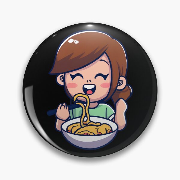 Item preview, Girl Eating Spaghetti designed and sold by NNisu.