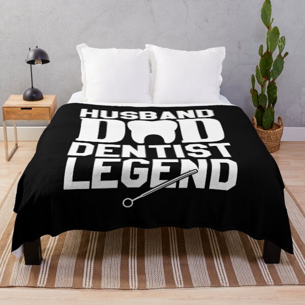 Item preview, Husband Dad Dentist Legend, Dental School, Dentist Graduation, Dental Student, Dental Hygienist designed and sold by behindthefacts.