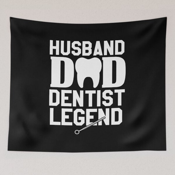 Item preview, Husband Dad Dentist Legend, Dental School, Dentist Graduation, Dental Student, Dental Hygienist designed and sold by behindthefacts.