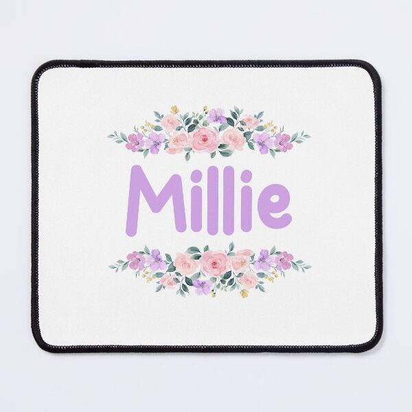 Item preview, Purple Flower Millie Name Label designed and sold by NormadWorld.