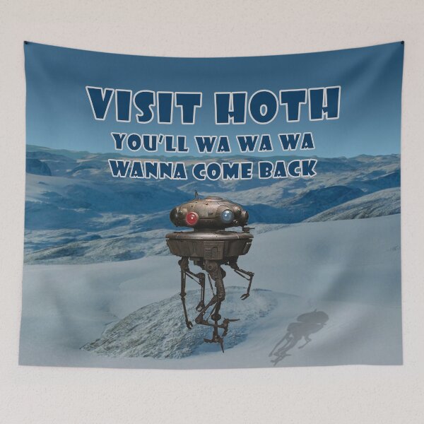 Item preview, Hoth Tourist Board designed and sold by Fanarchist.
