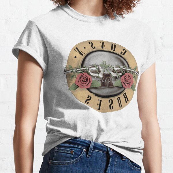 Guns N' Roses - Classic Logo Women's Burnout T-Shirt - Pop Music