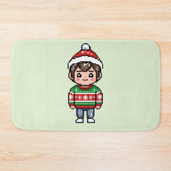 Item preview, Christmas Boy In Pixel Style designed and sold by Itsheartshop.