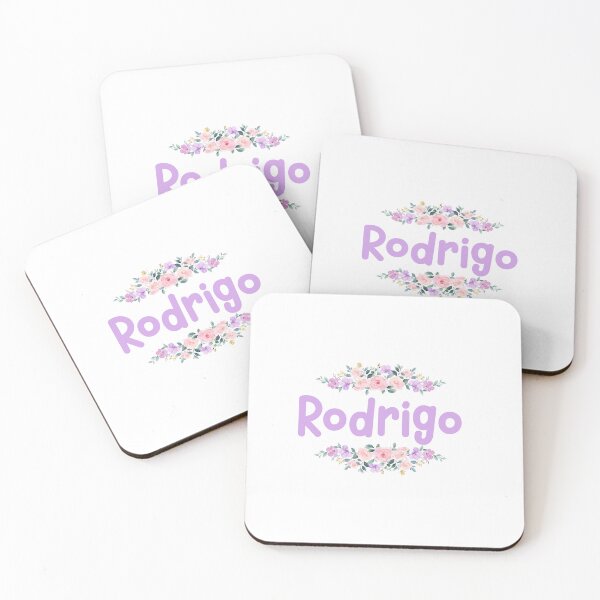 Item preview, Purple Flower Rodrigo Name Label  designed and sold by NormadWorld.