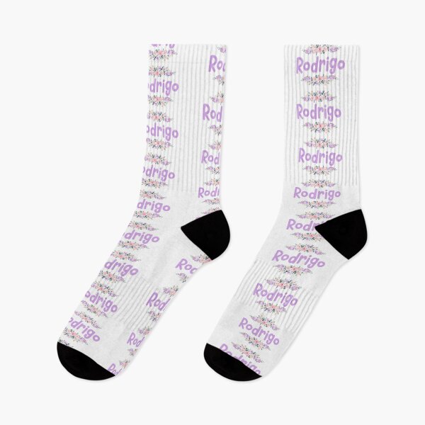 Item preview, Purple Flower Rodrigo Name Label  designed and sold by NormadWorld.