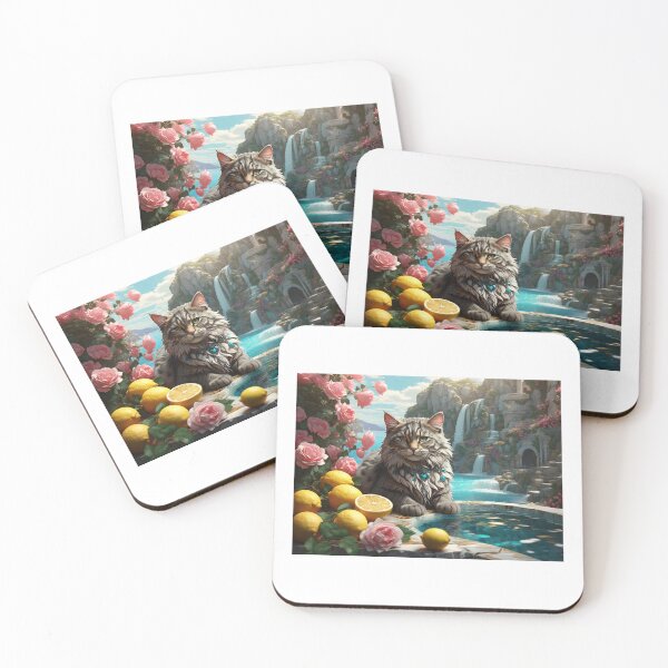 Item preview, Marbled Cat's Tropical Treat designed and sold by btcethnft.