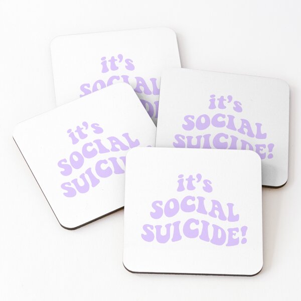Item preview, it’s social suicide! designed and sold by sofiasartshop.