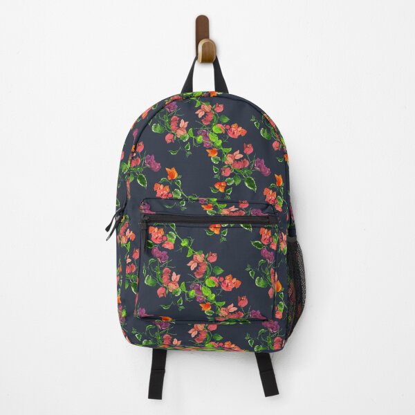 Item preview, Blooms in Watercolor: Hand-Painted Bougainvillea Elegance: Navy Blue designed and sold by Hadamundo.