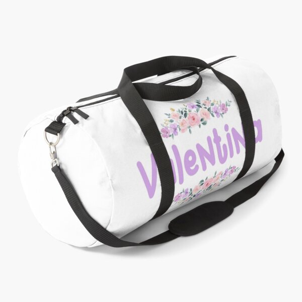 Item preview, Purple Flower Valentina Name Label  designed and sold by NormadWorld.