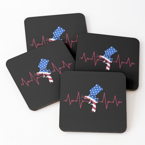 Item preview, Paint Sprayer Heartbeat Car Painting Pulse Line EKG USA Flag  designed and sold by venomousvector.