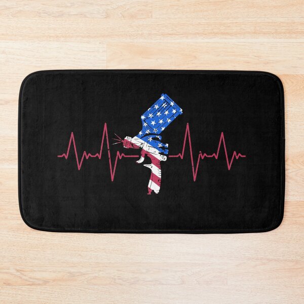 Item preview, Paint Sprayer Heartbeat Car Painting Pulse Line EKG USA Flag  designed and sold by venomousvector.