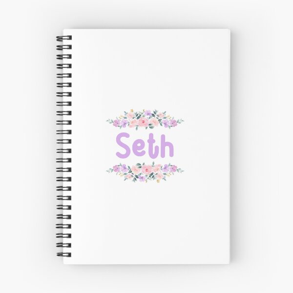 Item preview, Purple Flower Seth Name Label designed and sold by NormadWorld.