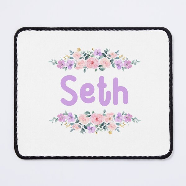 Item preview, Purple Flower Seth Name Label designed and sold by NormadWorld.