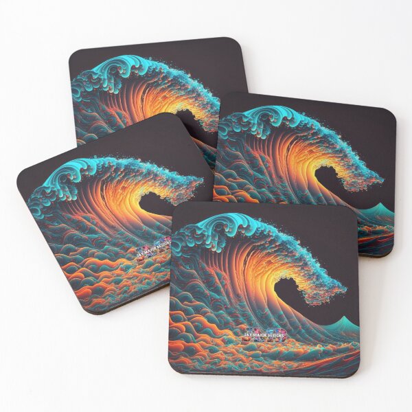 Item preview, Neon Waves without Quote 10/28 designed and sold by Jenson Major.