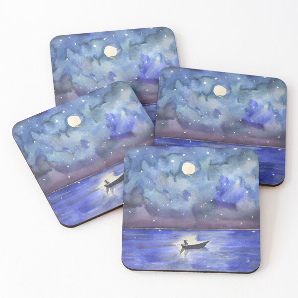 Item preview, Moonlit Voyage designed and sold by LustigFox.