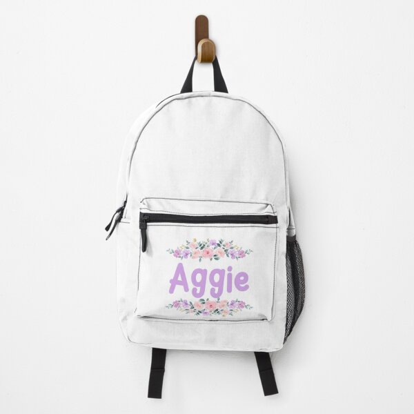 Item preview, Purple Flower Aggie Name Label  designed and sold by NormadWorld.