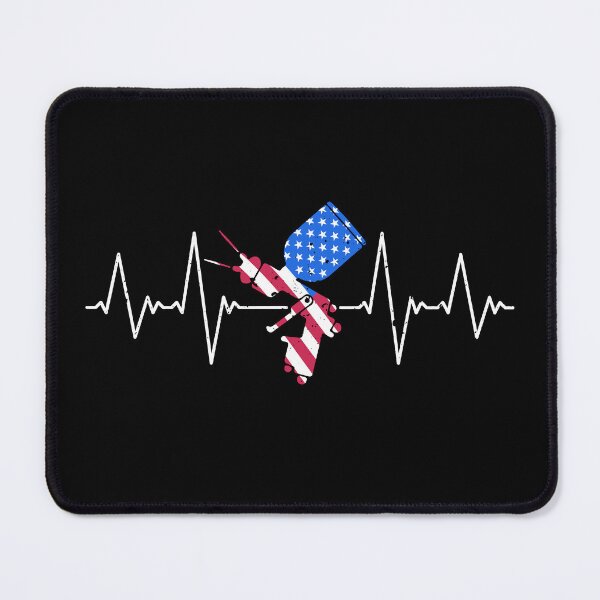 Item preview, Auto Body Painting Heartbeat USA Flag Design designed and sold by venomousvector.