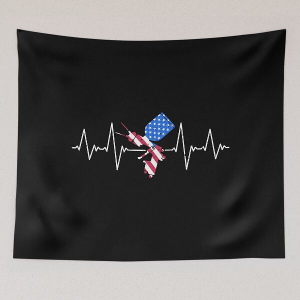 Item preview, Auto Body Painting Heartbeat USA Flag Design designed and sold by venomousvector.