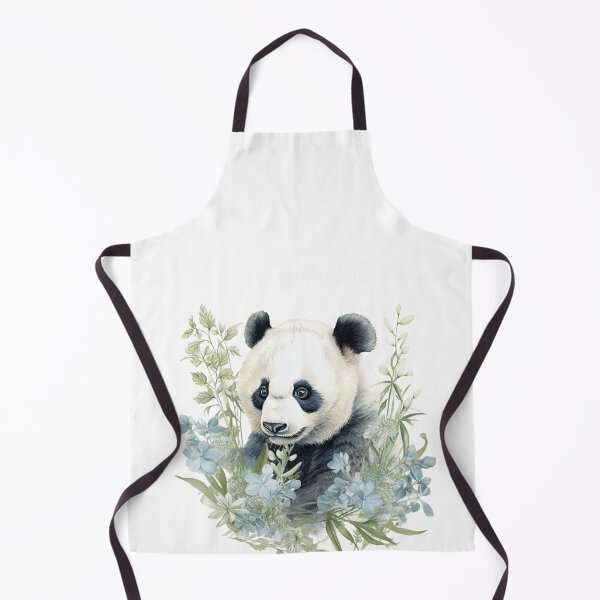 Item preview, A ROMANTIC PANDA AMONG THE FLOWERS designed and sold by infinitearte.