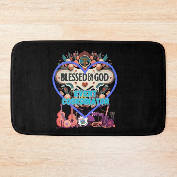 Item preview, BLESSED BY GOD EVENT COORDINATOR designed and sold by carlos crane.