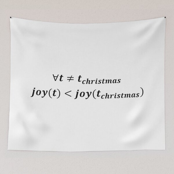 Item preview, Joy in christmas is always greater, math christmas designed and sold by NoetherSym.
