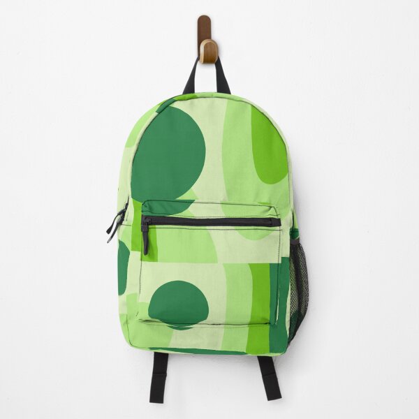 Item preview, Green Abstract Curved Pattern designed and sold by MyMushroomGrove.