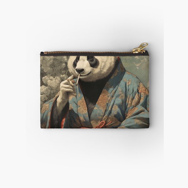 Item preview, UKIYO-E Panda smokes a cigar designed and sold by AlexArtCollega.