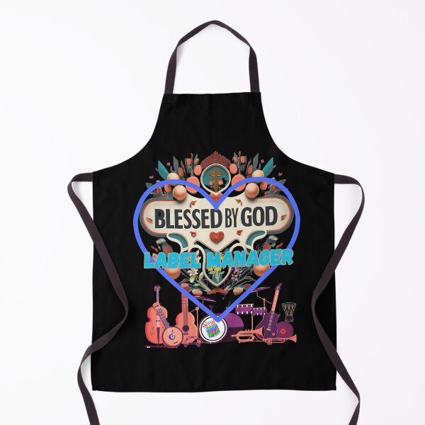 Item preview, BLESSED BY GOD LABEL MANAGER designed and sold by carlos crane.
