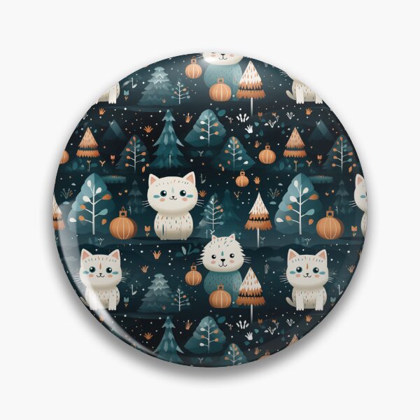 Item preview, Christmas Cat cute seamless pattern designed and sold by Bankza.