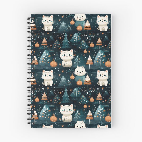 Item preview, Christmas Cat cute seamless pattern designed and sold by Bankza.