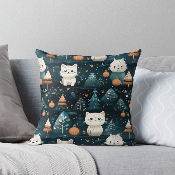 Item preview, Christmas Cat cute seamless pattern designed and sold by Bankza.