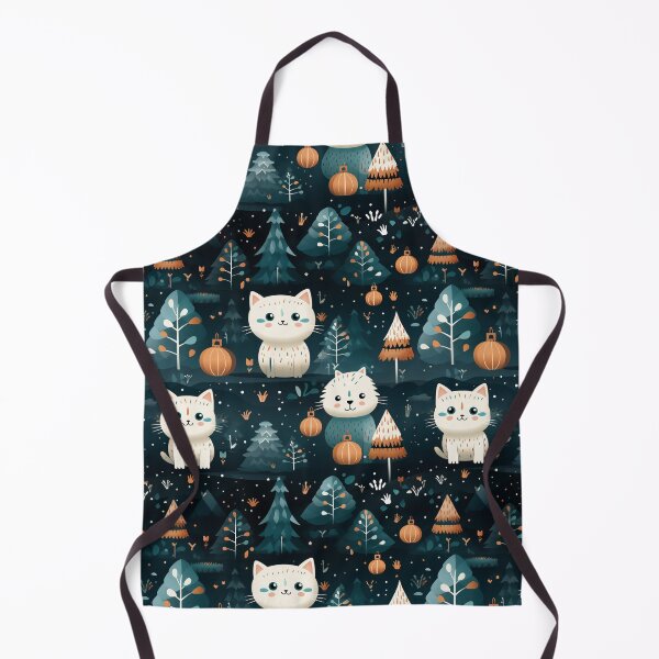 Item preview, Christmas Cat cute seamless pattern designed and sold by Bankza.