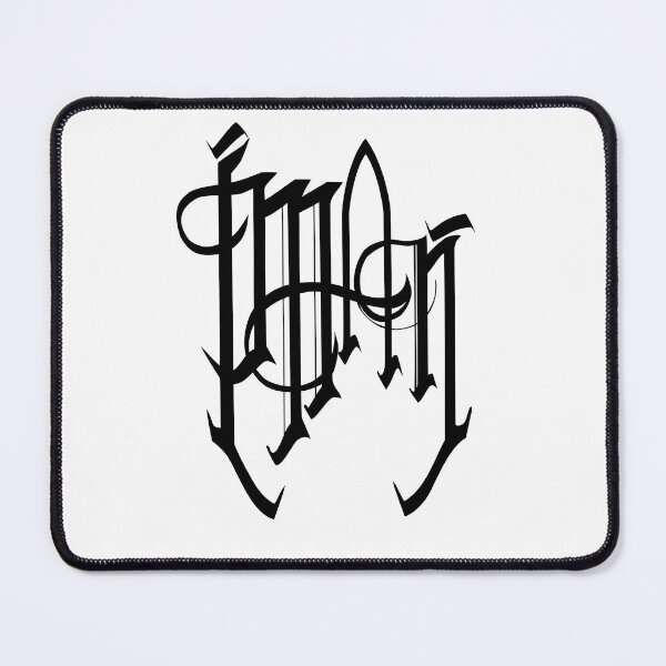 Item preview, Iman - Official Merch Black designed and sold by ImanAhmedMusic.