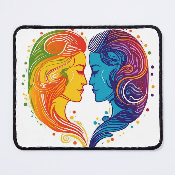 Item preview, Rainbow Passion Embrace designed and sold by mittie101.
