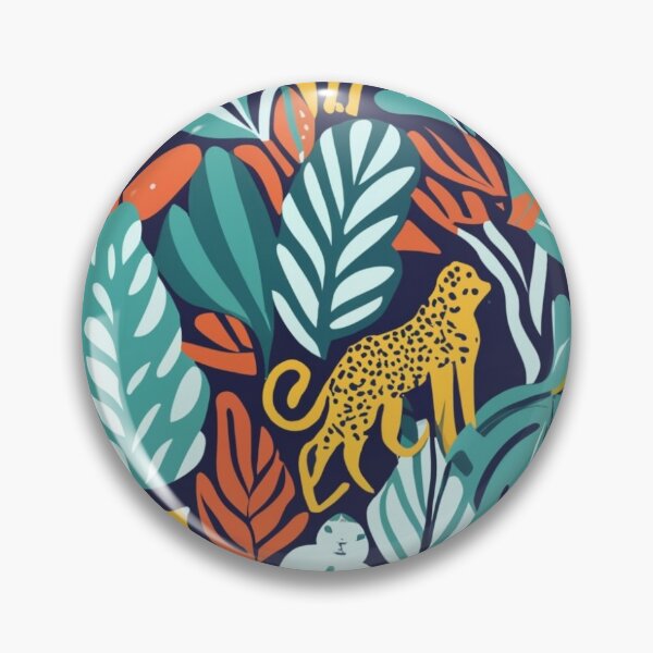 Item preview, Cool Winter / True Winter pattern, skin-tone matching, personal color analysis, PCA, mid century modern, jungle designed and sold by look4seasons.