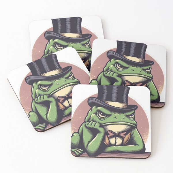 Item preview, Vintage Grumpy Frog designed and sold by yunamaliskova.