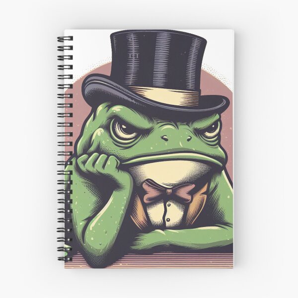 Item preview, Vintage Grumpy Frog designed and sold by yunamaliskova.