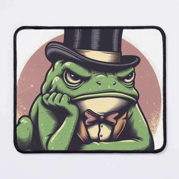 Item preview, Vintage Grumpy Frog designed and sold by yunamaliskova.