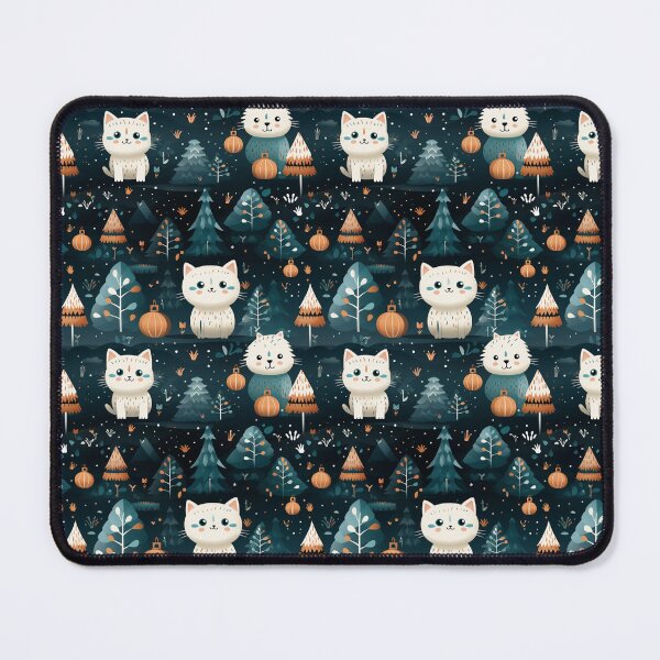 Item preview, Christmas Cat cute seamless pattern designed and sold by Bankza.